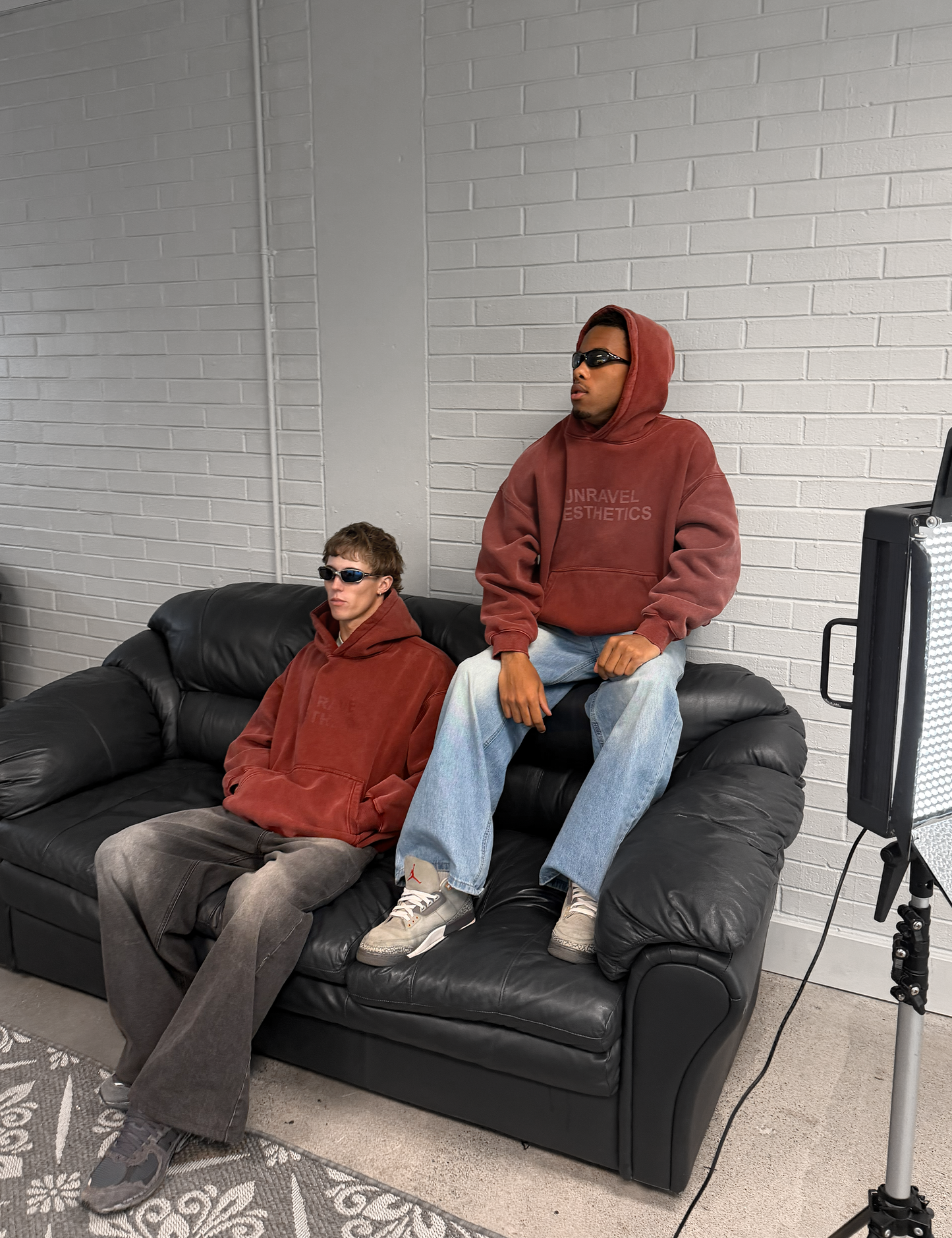 UNRAVEL AESTHETICS DISTRESSED HOODIE