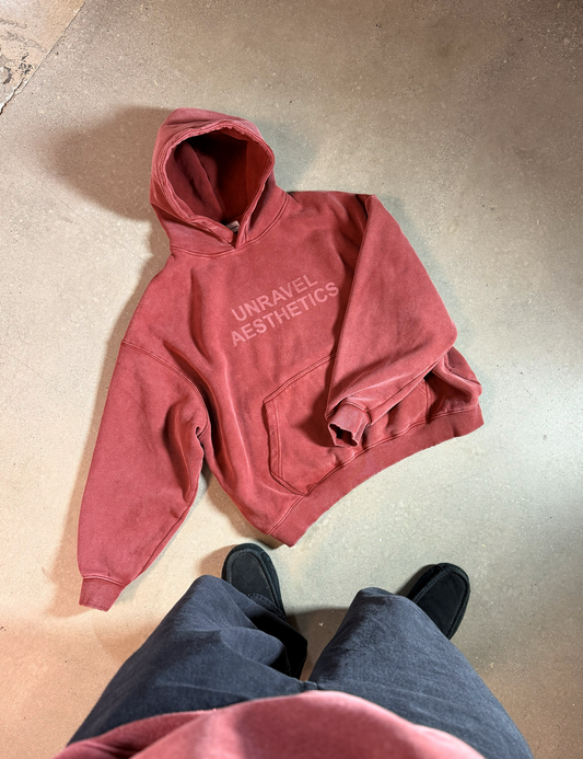 UNRAVEL AESTHETICS DISTRESSED HOODIE