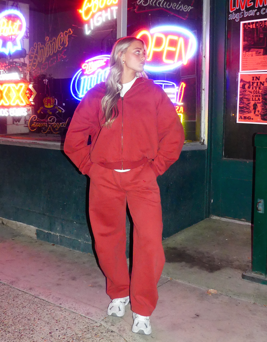 Sweatpants (Dusty Red)