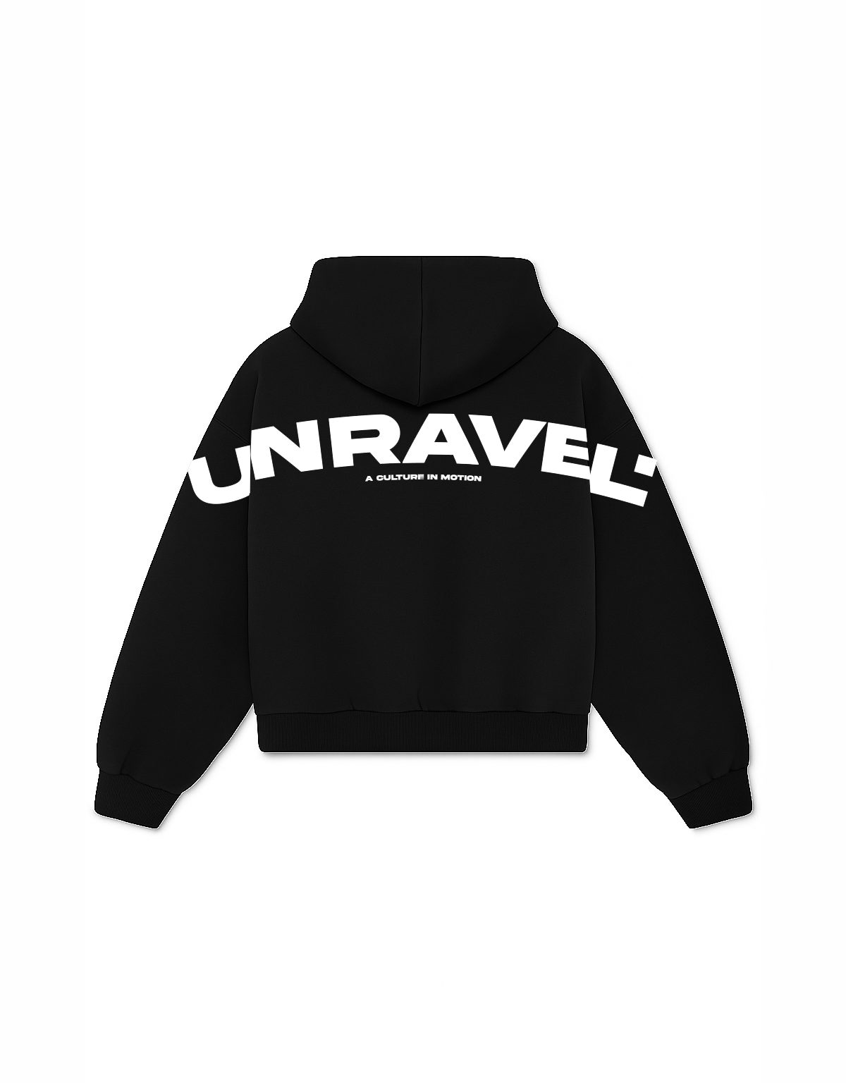 UNRAVEL HOODIE BLACK