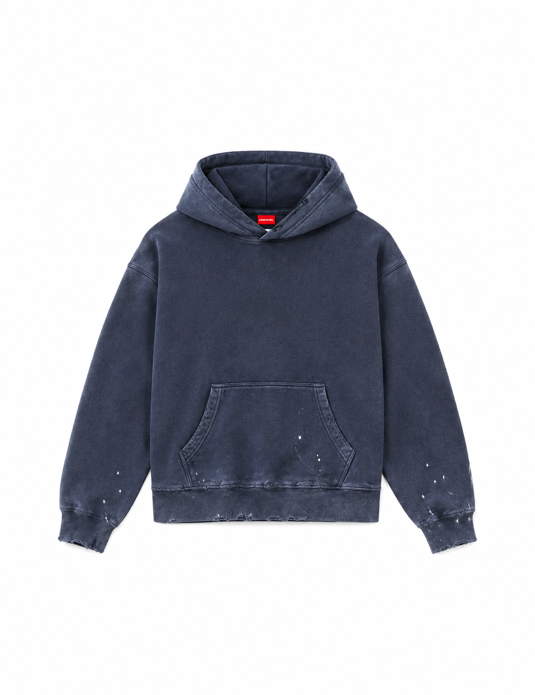 Navy Painter's Wash Hoodie