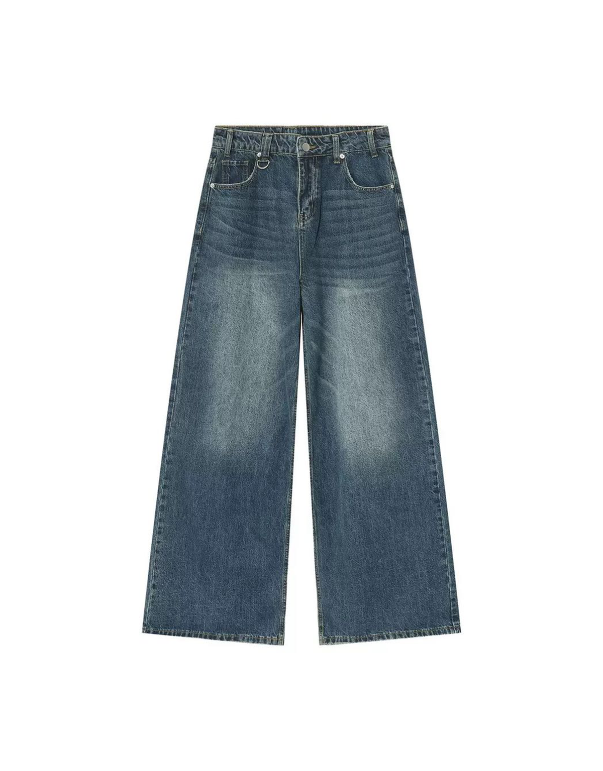 DARK WASH BAGGY JEANS