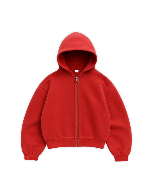 Sweat Jacket (Dusty Red)