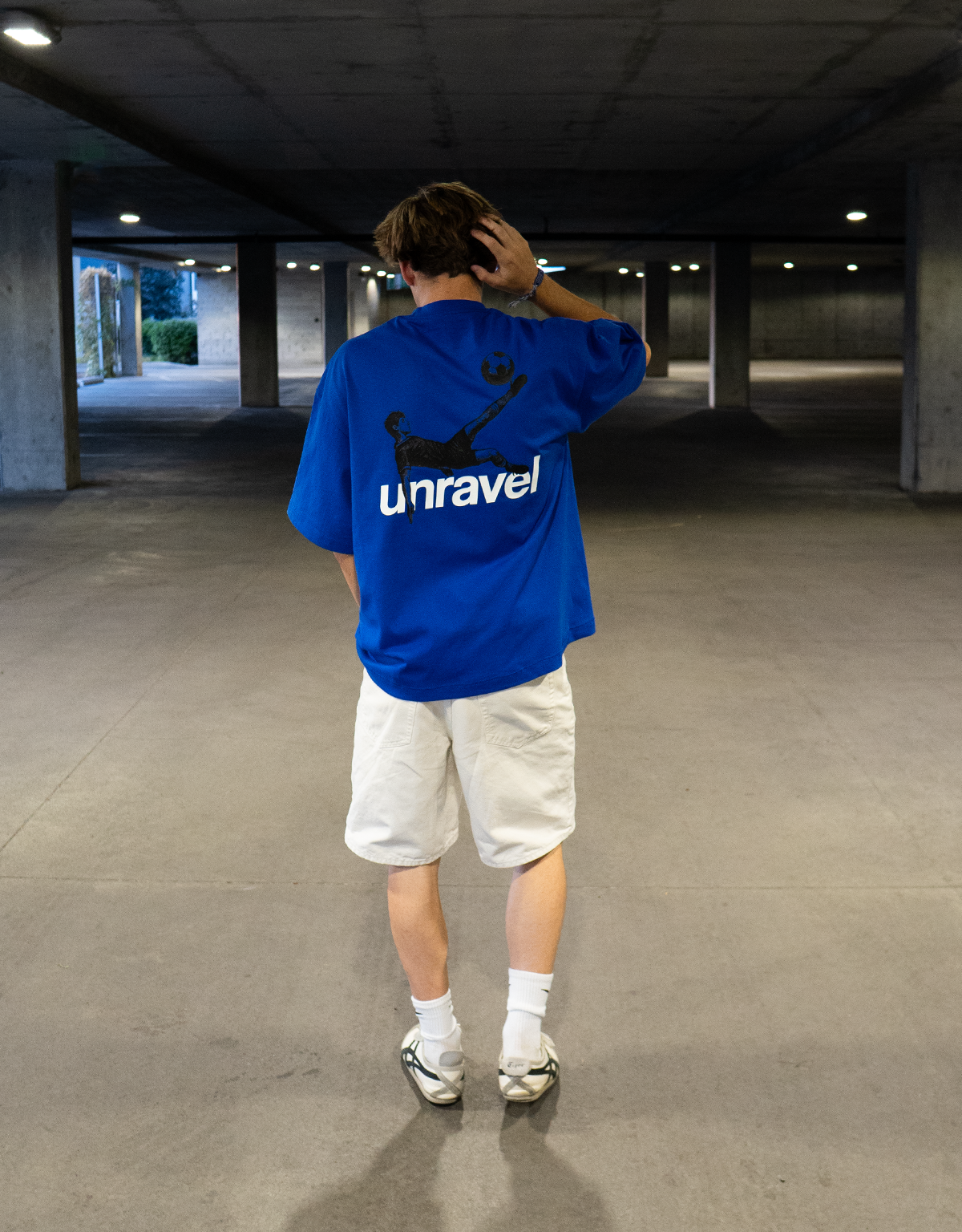 Graphic Soccer Tee Blue