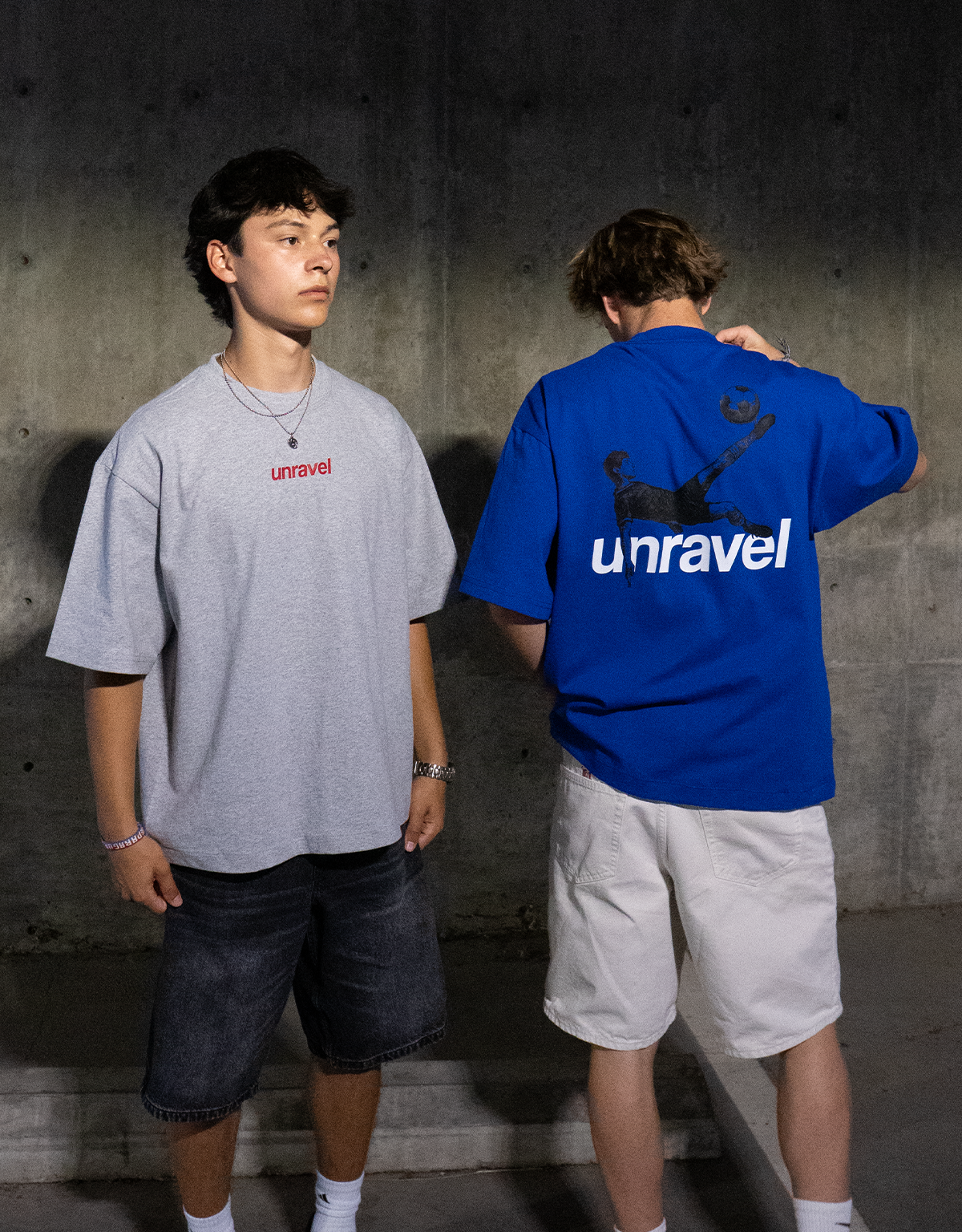 Graphic Soccer Tee Blue