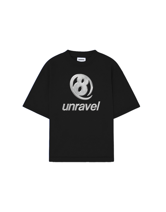 8 Metallic Tee Black