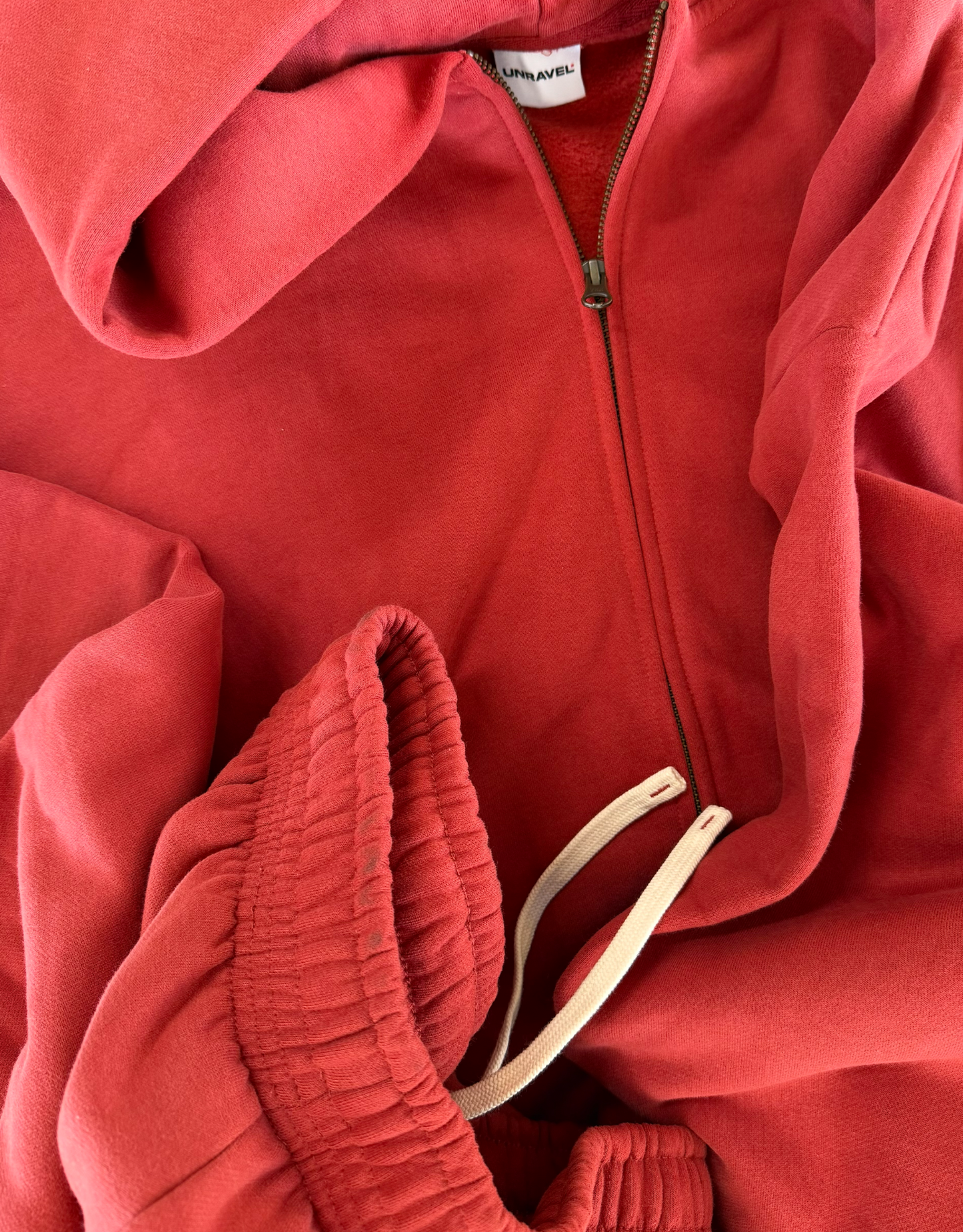 Sweat Jacket (Dusty Red)