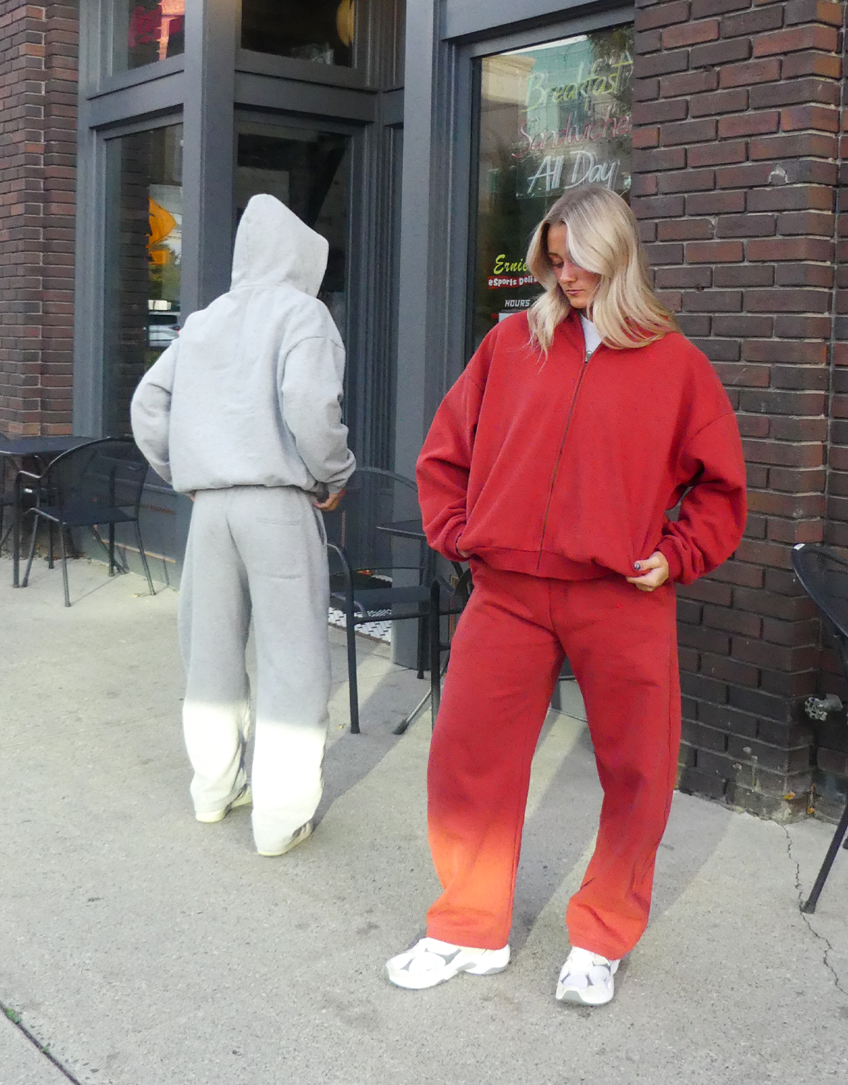 Sweatpants (Dusty Red)